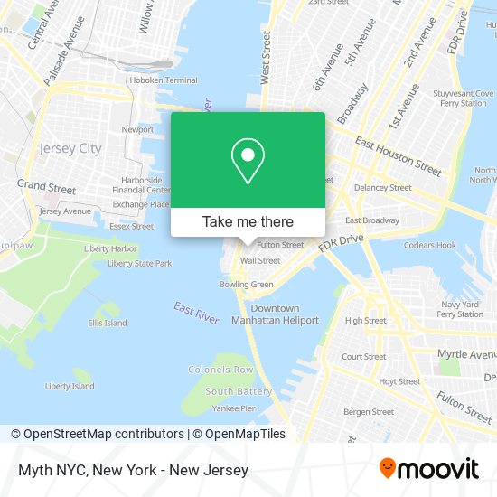 Myth NYC map