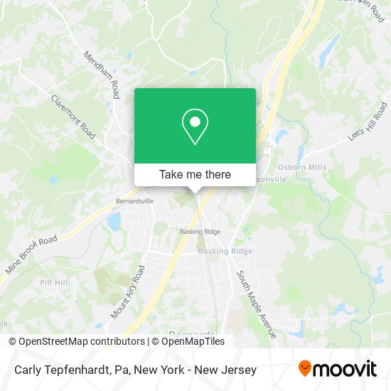 Mapa de Carly Tepfenhardt, Pa