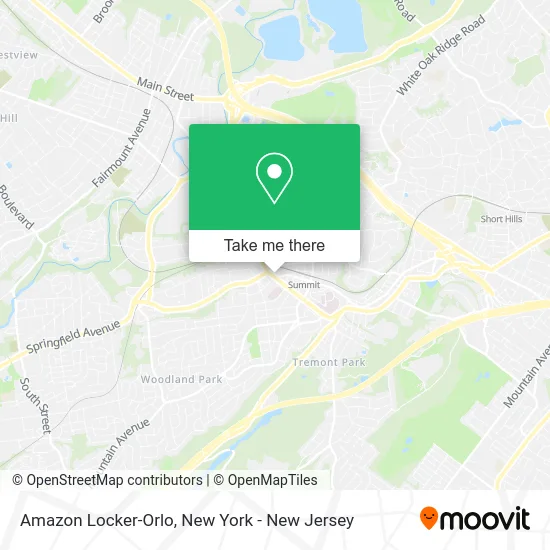 Amazon Locker-Orlo map