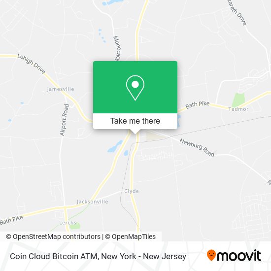 Mapa de Coin Cloud Bitcoin ATM