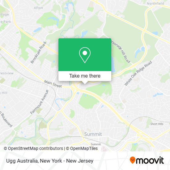 Mapa de Ugg Australia