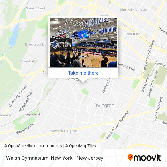 Walsh Gymnasium map