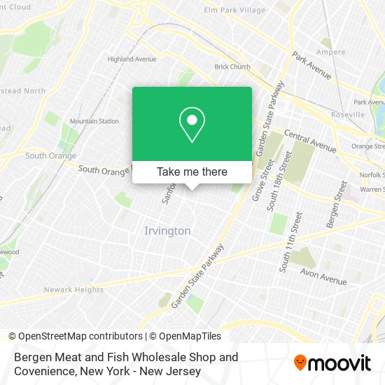 Mapa de Bergen Meat and Fish Wholesale Shop and Covenience