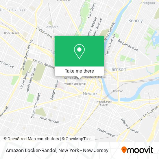 Amazon Locker-Randol map