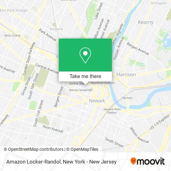 Amazon Locker-Randol map