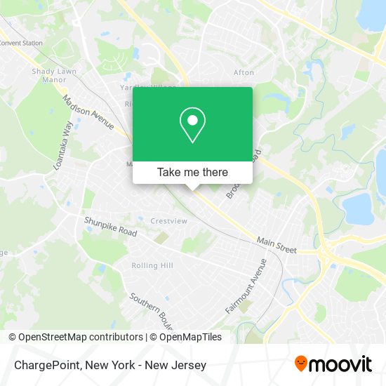 ChargePoint map