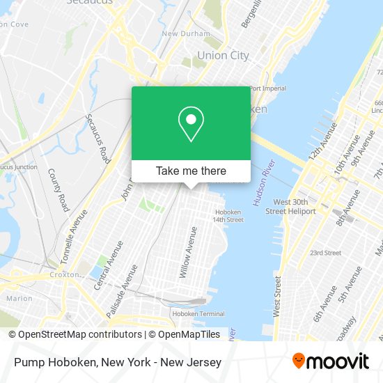 Pump Hoboken map