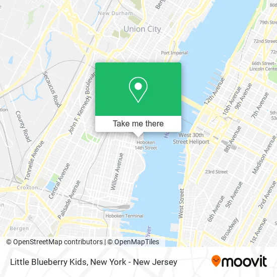 Little Blueberry Kids map