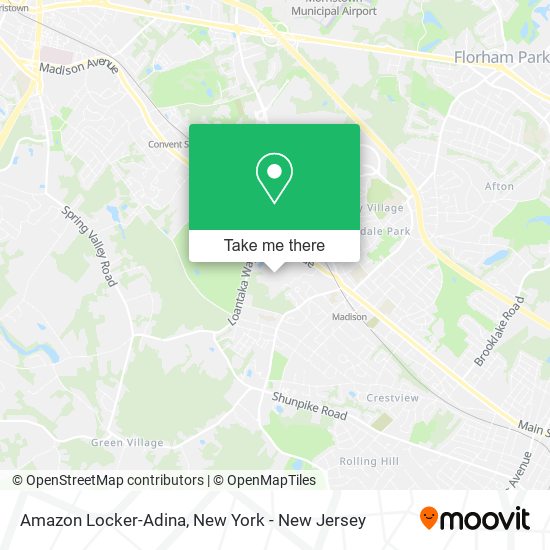 Amazon Locker-Adina map