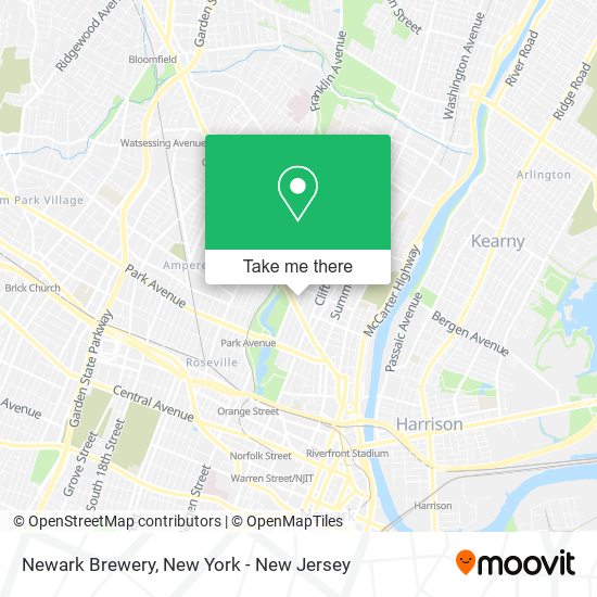 Mapa de Newark Brewery