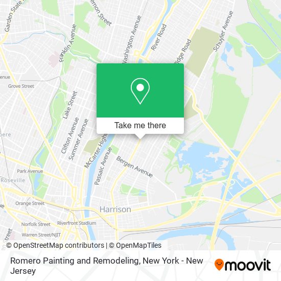 Romero Painting and Remodeling map