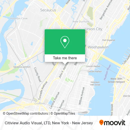 Citiview Audio Visual, LTD map