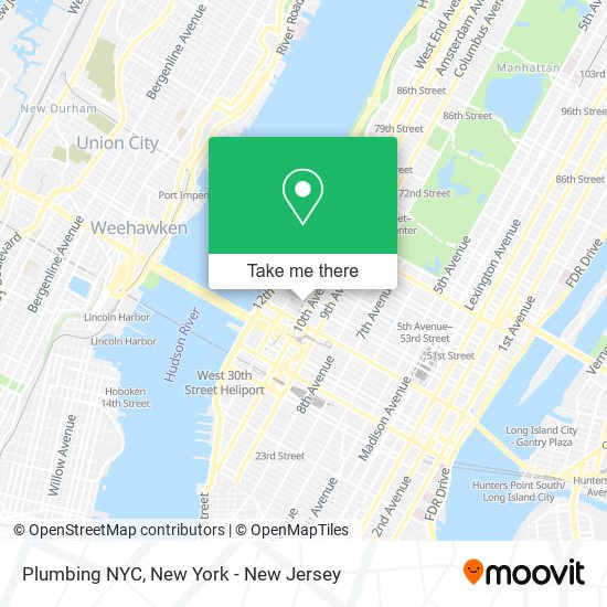 Mapa de Plumbing NYC