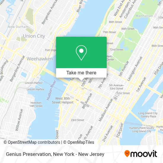 Genius Preservation map