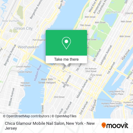 Chica Glamour Mobile Nail Salon map