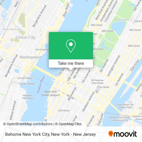 Behome New York City map