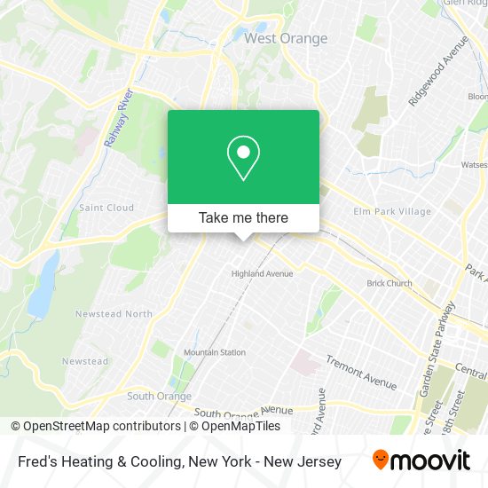 Mapa de Fred's Heating & Cooling