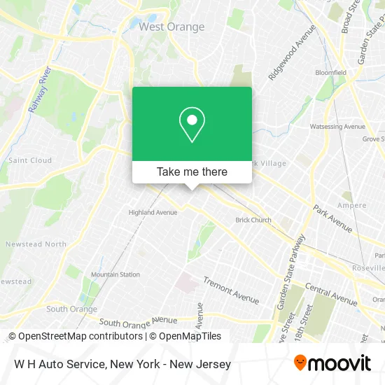 W H Auto Service map