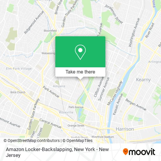 Amazon Locker-Backslapping map