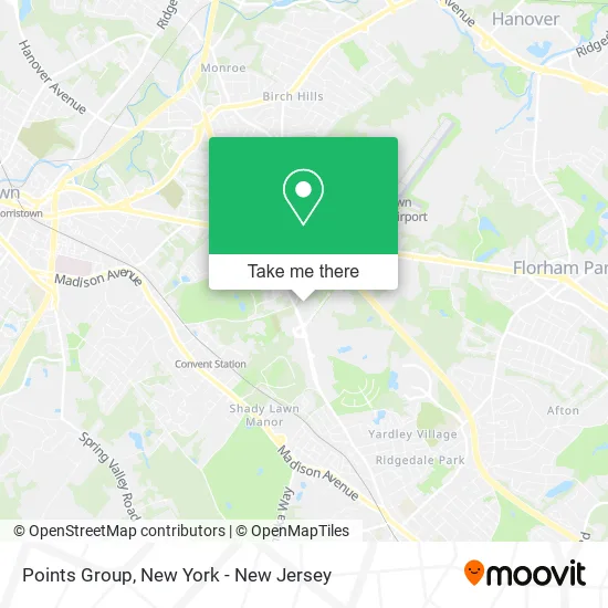 Points Group map