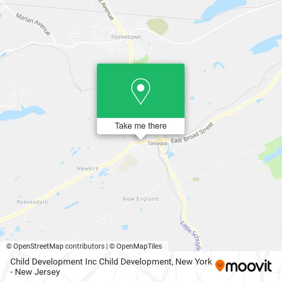 Child Development Inc Child Development map