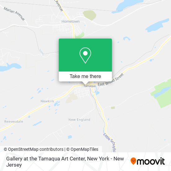 Mapa de Gallery at the Tamaqua Art Center