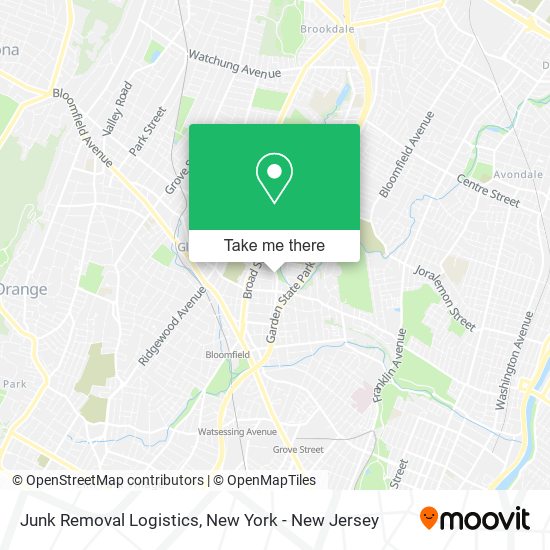 Junk Removal Logistics map