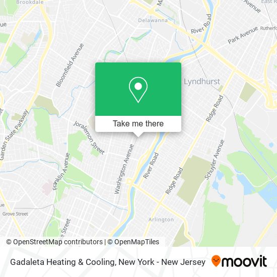 Gadaleta Heating & Cooling map