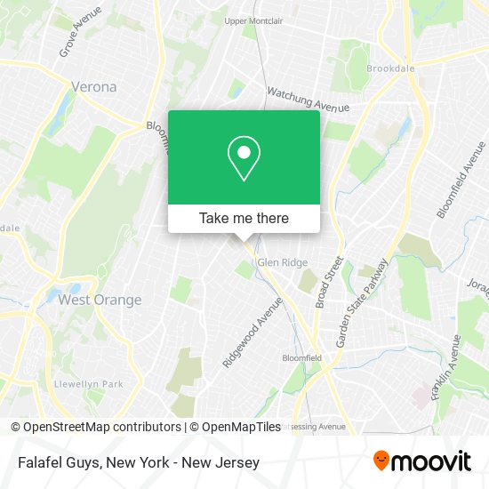 Falafel Guys map