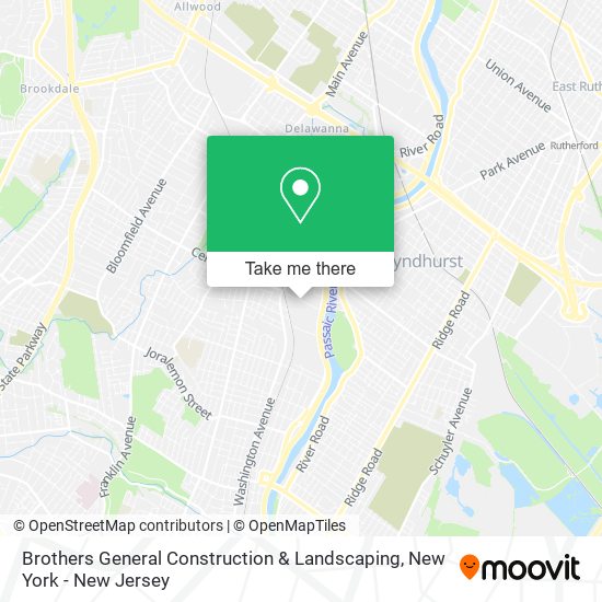 Mapa de Brothers General Construction & Landscaping