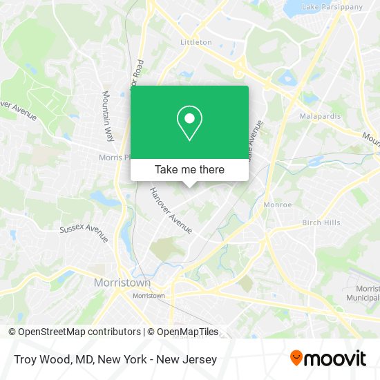 Troy Wood, MD map