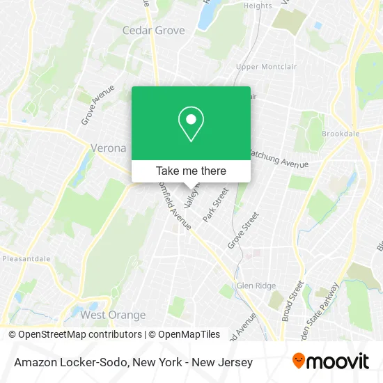 Amazon Locker-Sodo map