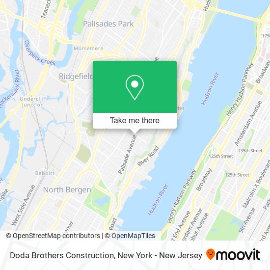 Doda Brothers Construction map