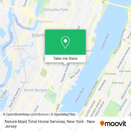 Nature Maid Total Home Services map