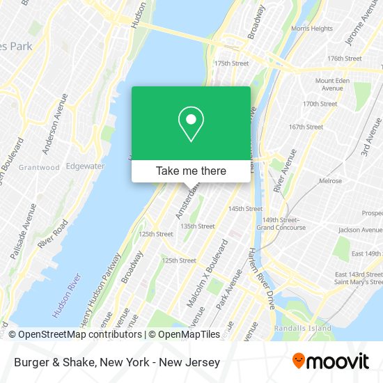 Burger & Shake map