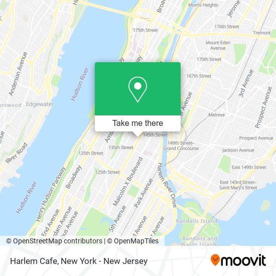 Harlem Cafe map
