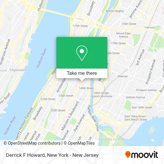 Derrick F Howard map