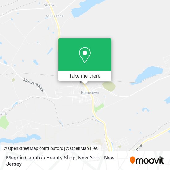 Mapa de Meggin Caputo's Beauty Shop