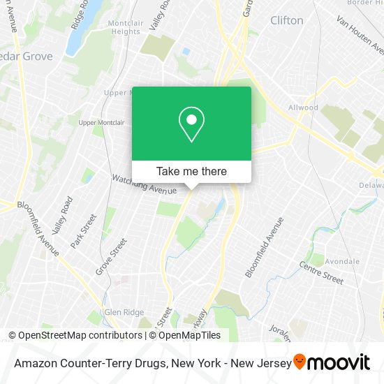 Amazon Counter-Terry Drugs map