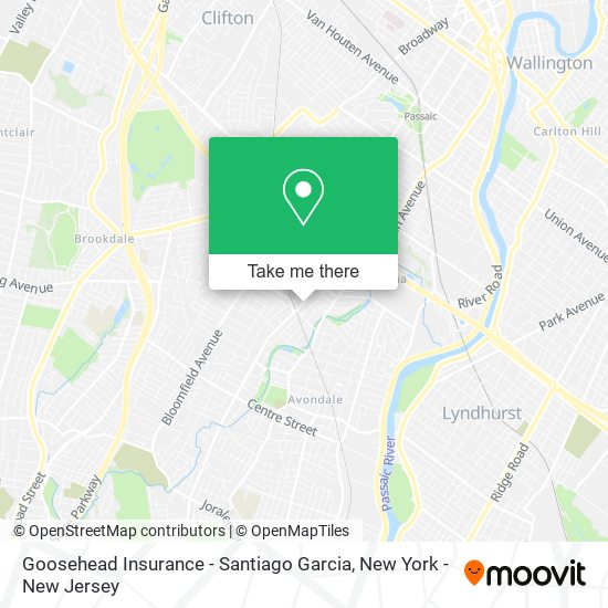 Goosehead Insurance - Santiago Garcia map