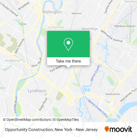Mapa de Opportunity Construction
