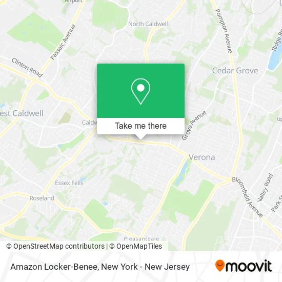 Amazon Locker-Benee map