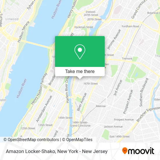 Amazon Locker-Shako map
