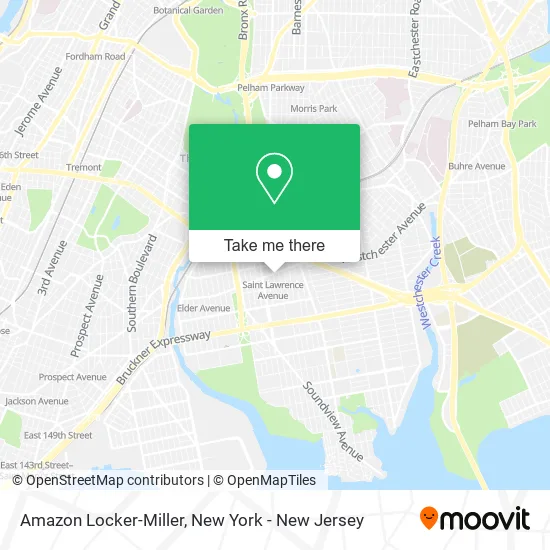 Amazon Locker-Miller map