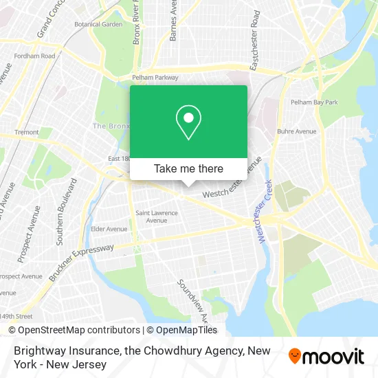 Brightway Insurance, the Chowdhury Agency map