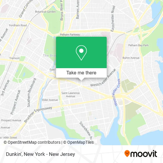 Dunkin' map