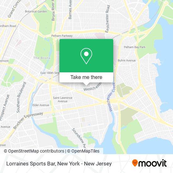 Lorraines Sports Bar map