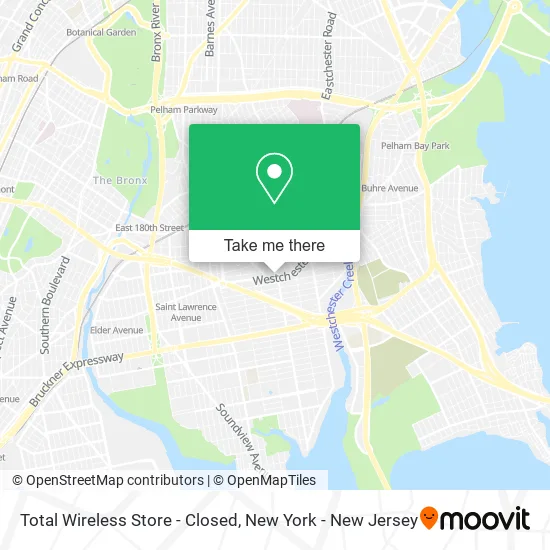 Total Wireless Store - Closed map