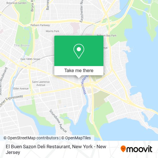 Mapa de El Buen Sazon Deli Restaurant