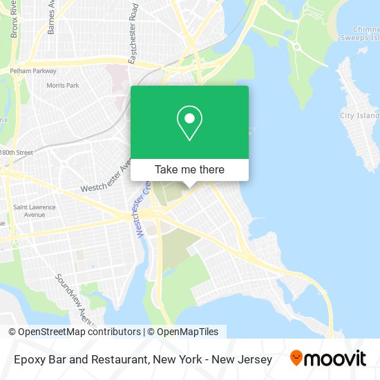 Mapa de Epoxy Bar and Restaurant